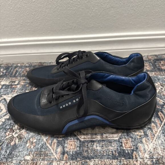 Hugo boss HB Racing Itny Trainers Blue Men’s Size 44 Or US 10 - Picture 3 of 7